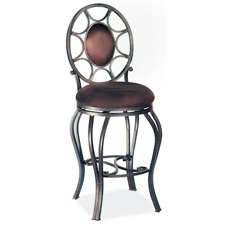 Counter Stool w/ Upholstered Seat